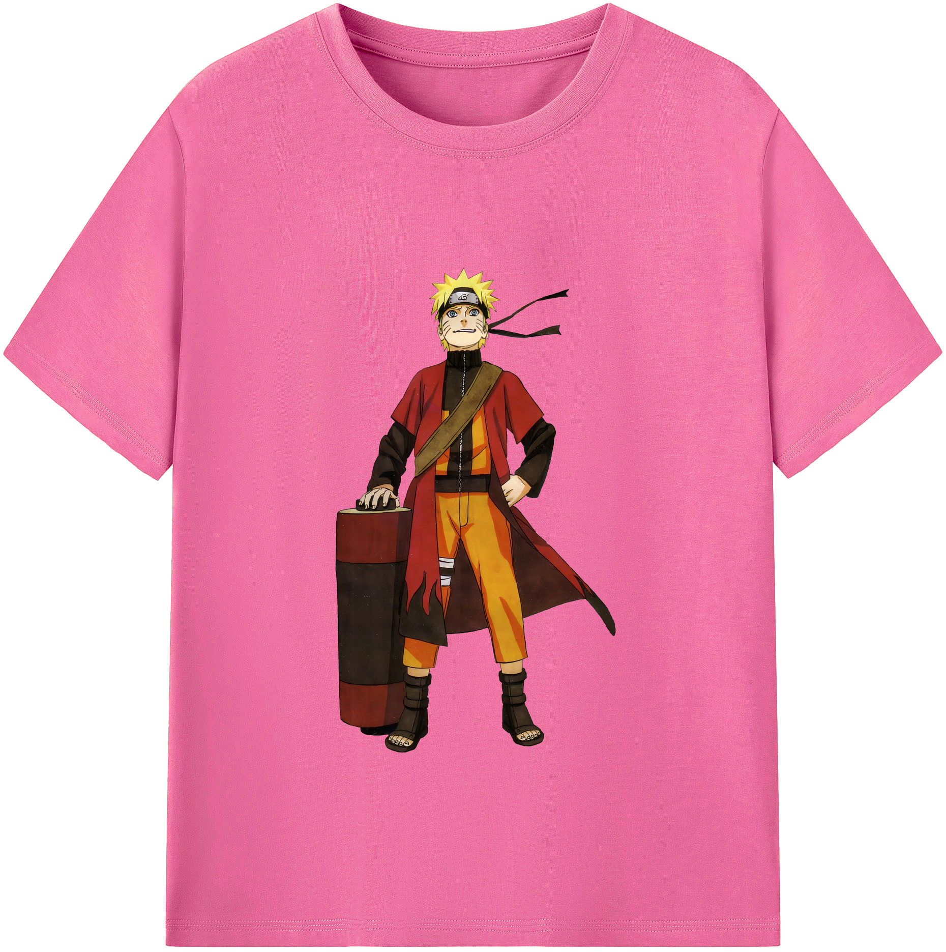 （画像用） NARUTO -ナルト- うずまき ナルト Uzumaki Naruto レディースカジュアルプリントTシャツ（綿100％）